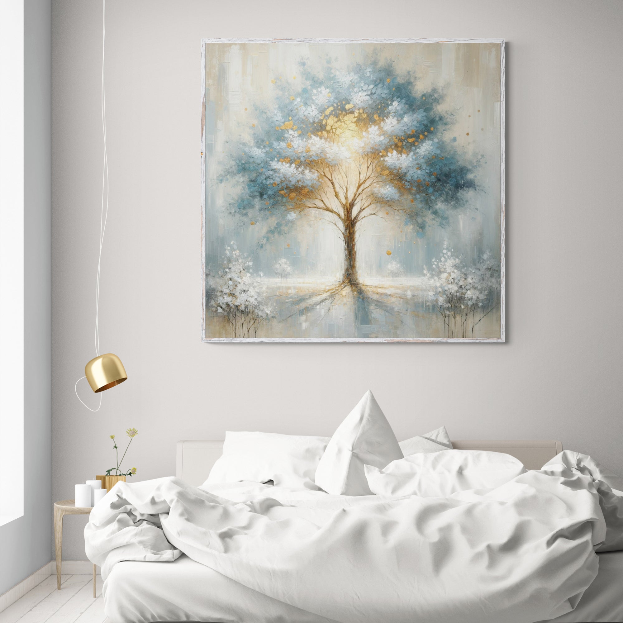 Canvas Print: Mystic Tree wall art with nature-inspired artwork - product view 2