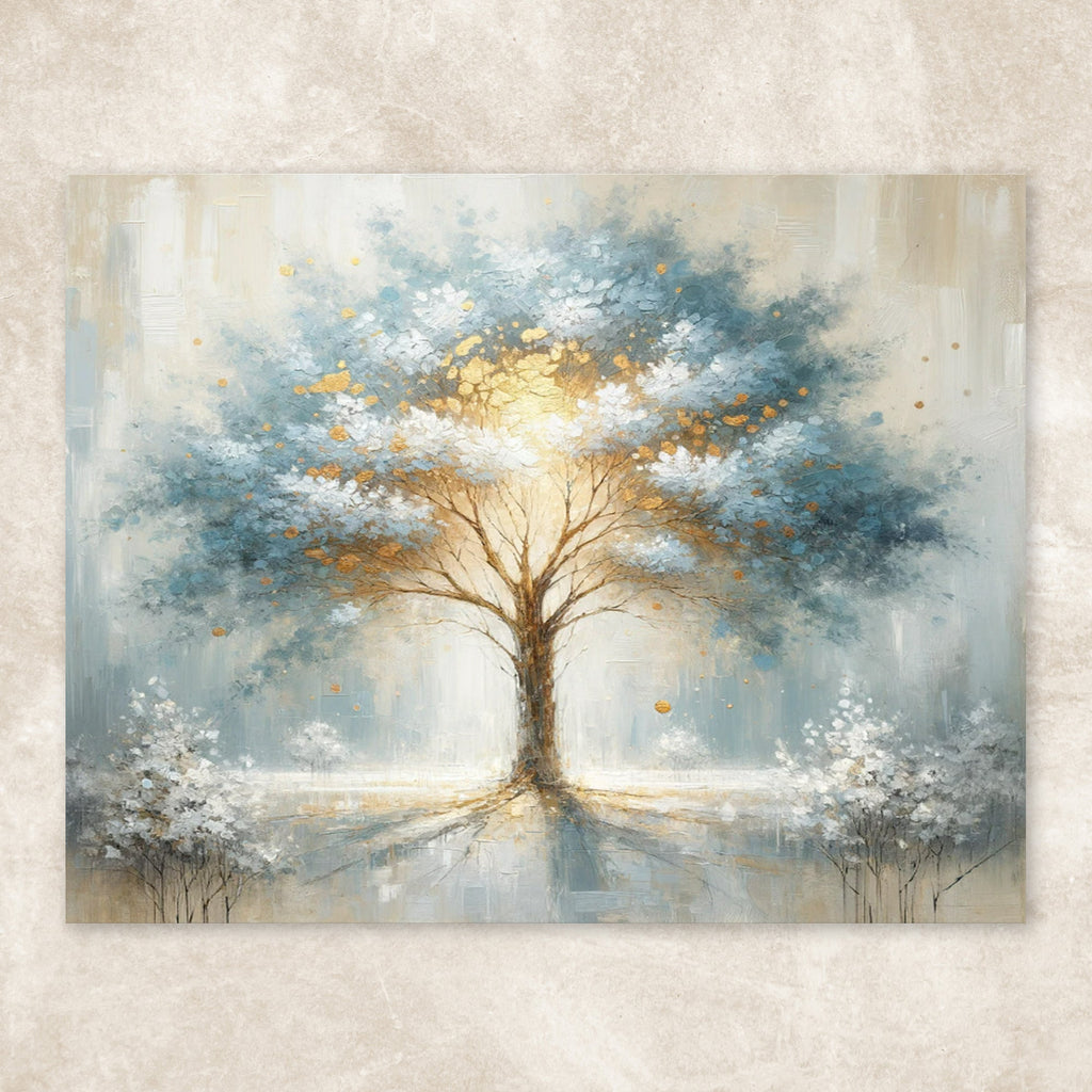 Canvas Print: Mystic Tree wall art with nature-inspired artwork - product view 5