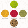 Matcha Sampler matcha with nature-inspired artwork