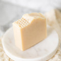 Milk + Honey Fragrance Free Handmade Tallow and Goat Milk Soap Bar bar soap with nature-inspired artwork