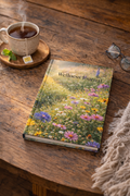 Mountain Meadow Wellness journal with nature-inspired artwork