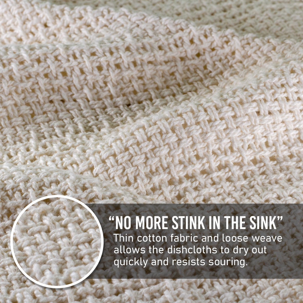 100% Cotton Dishcloths 11" X 11" dishcloths with nature-inspired artwork - product view 3