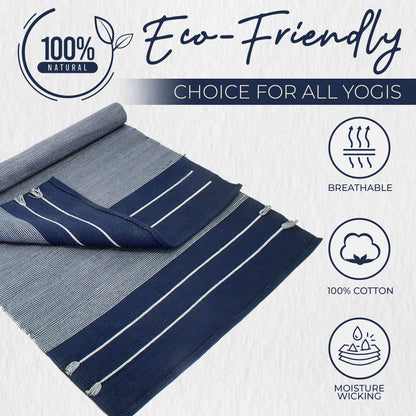 Organic & Eco yoga mat with nature-inspired artwork - product view 5