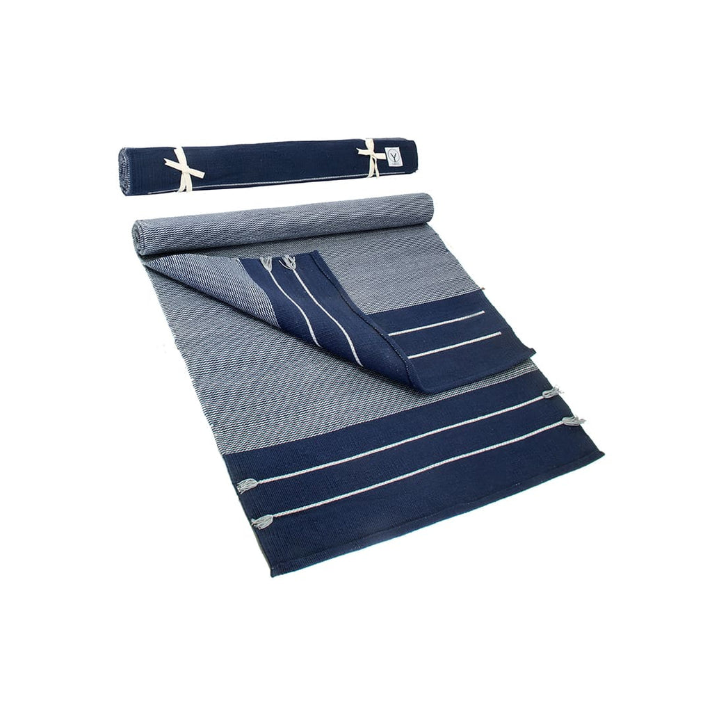 Organic & Eco yoga mat with nature-inspired artwork