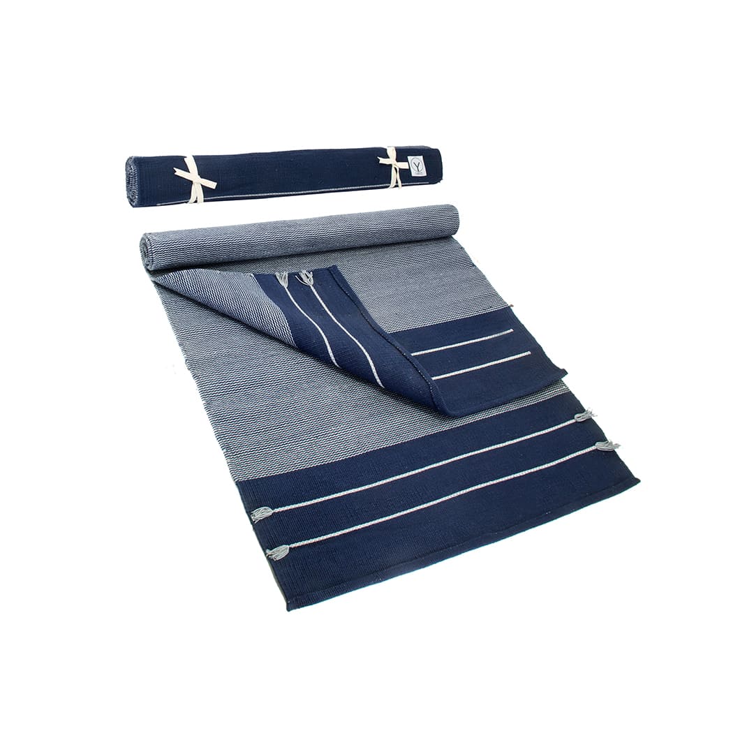 Organic & Eco yoga mat with nature-inspired artwork