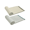 Organic Cotton Yoga Blanket home decor with nature-inspired artwork