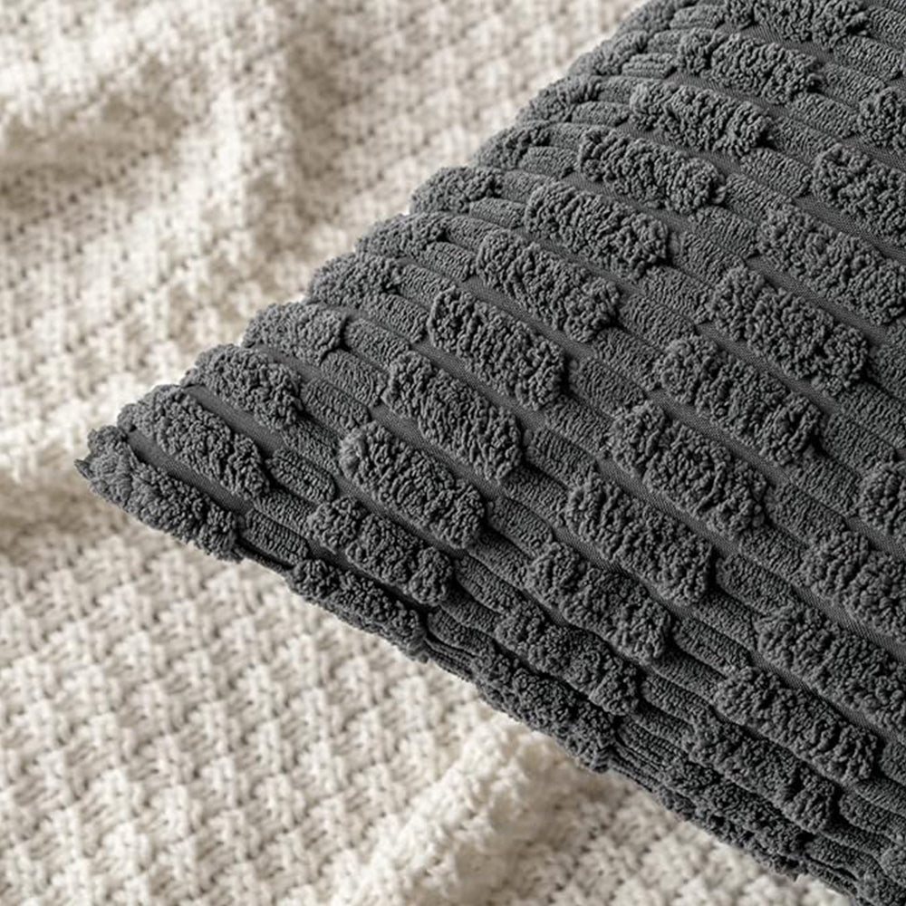 18"x18" Tufted Dot Corduroy Throw Pillow 16 Colors Soft 3d Dotted pillow cover with nature-inspired artwork - product view 15