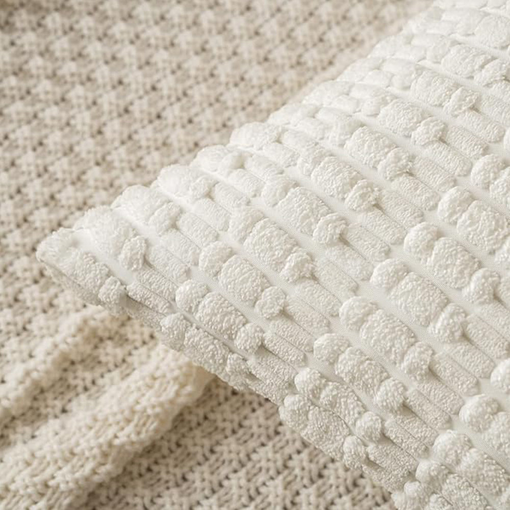 18"x18" Tufted Dot Corduroy Throw Pillow 16 Colors Soft 3d Dotted pillow cover with nature-inspired artwork - product view 23