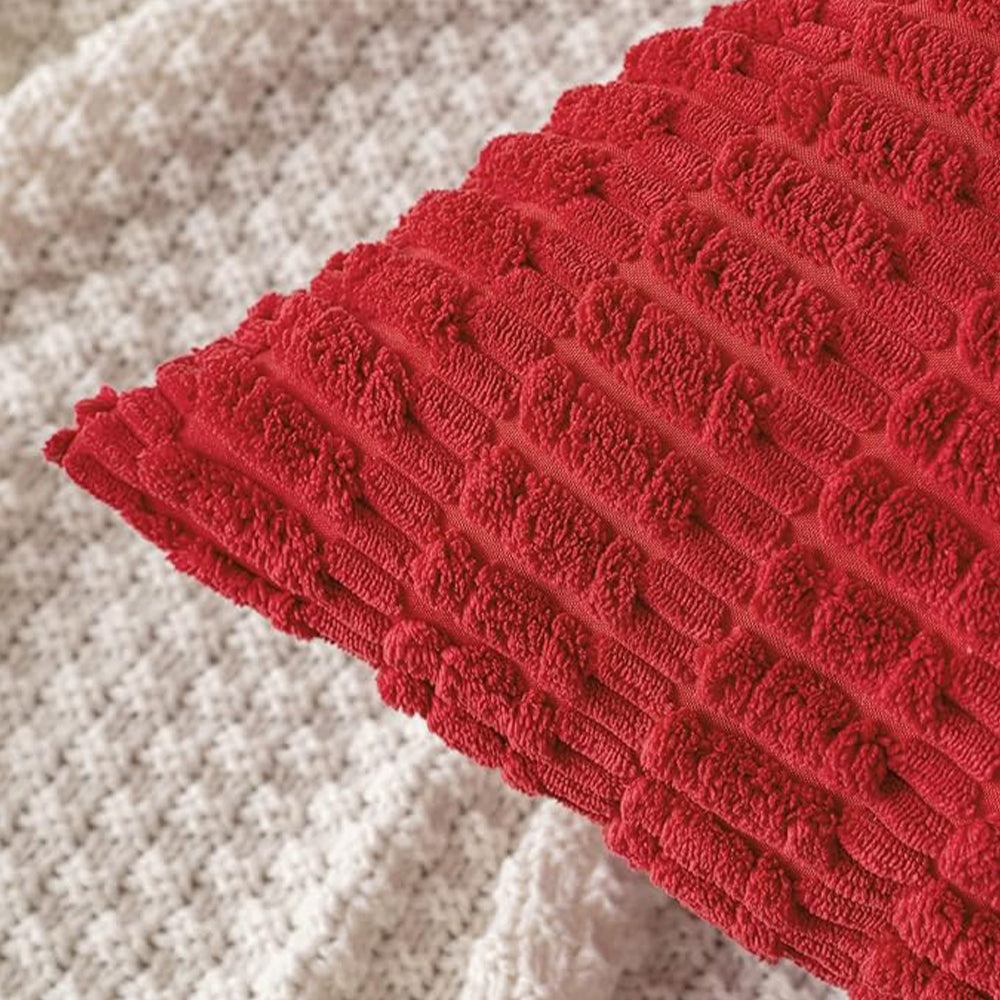 18"x18" Tufted Dot Corduroy Throw Pillow 16 Colors Soft 3d Dotted pillow cover with nature-inspired artwork - product view 12