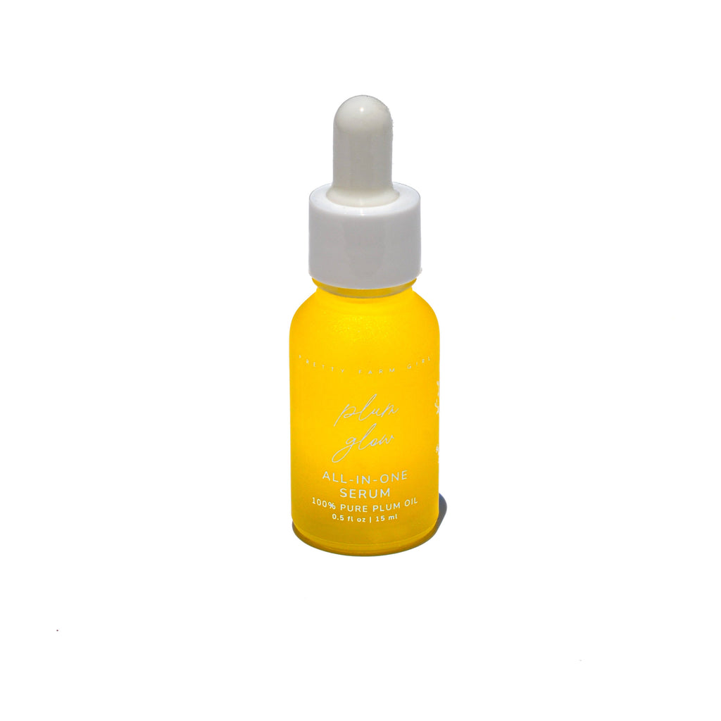 Plum Glow Multipurpose Face Serum face serum with nature-inspired artwork - product view 2