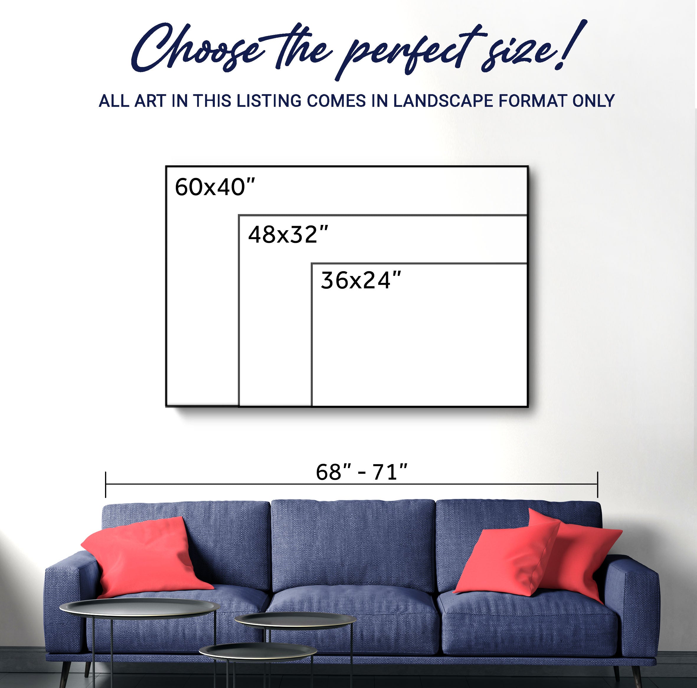 Modern Ocean Wave wall art with nature-inspired artwork - product view 2