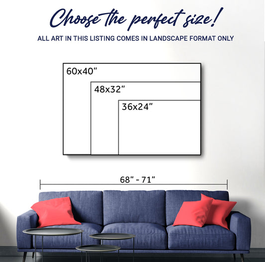 Modern Ocean Wave wall art with nature-inspired artwork - product view 2