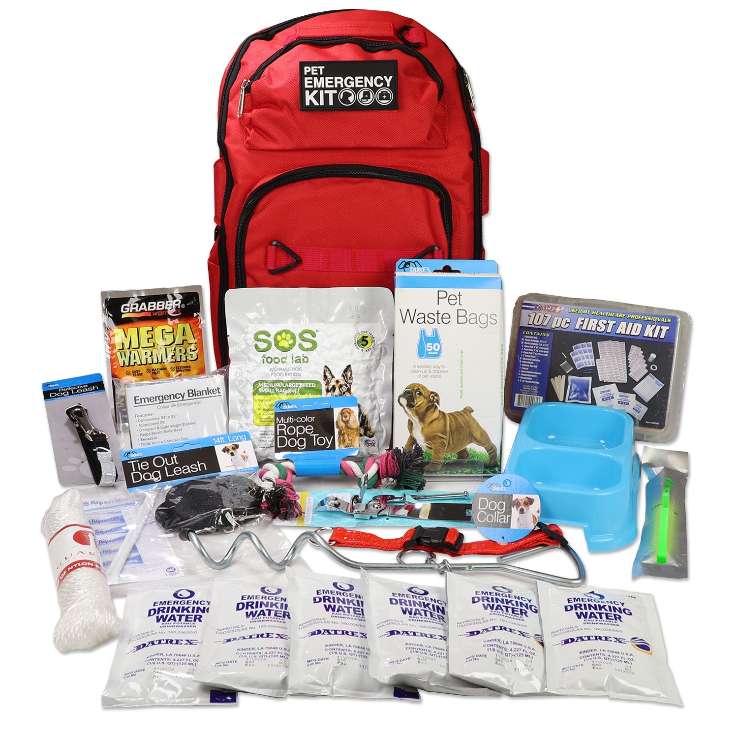 Dog Survival Kit specialized kits with nature-inspired artwork