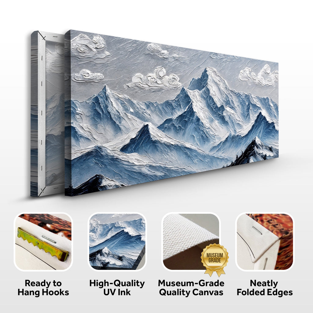 Mountain Minimalist wall art with nature-inspired artwork - product view 8