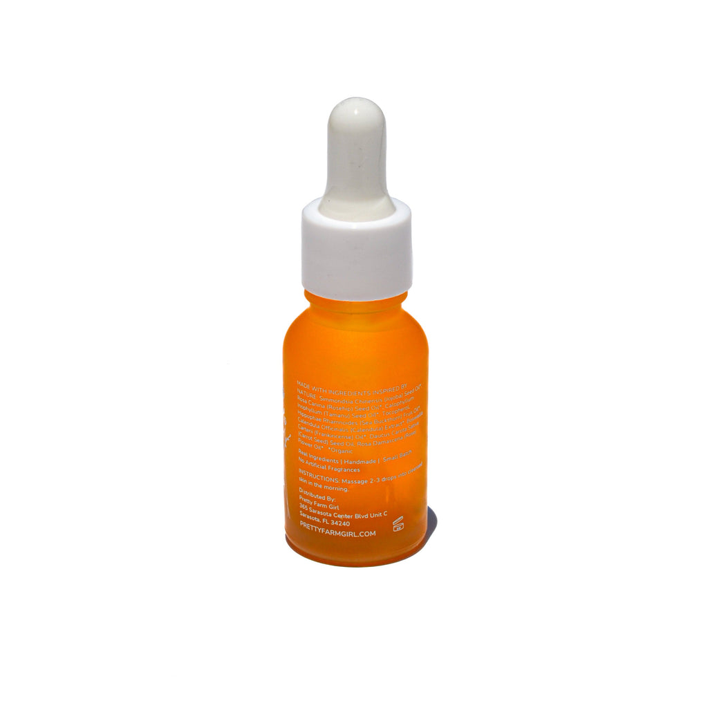 Rose Glow Anti face serum with nature-inspired artwork - product view 3