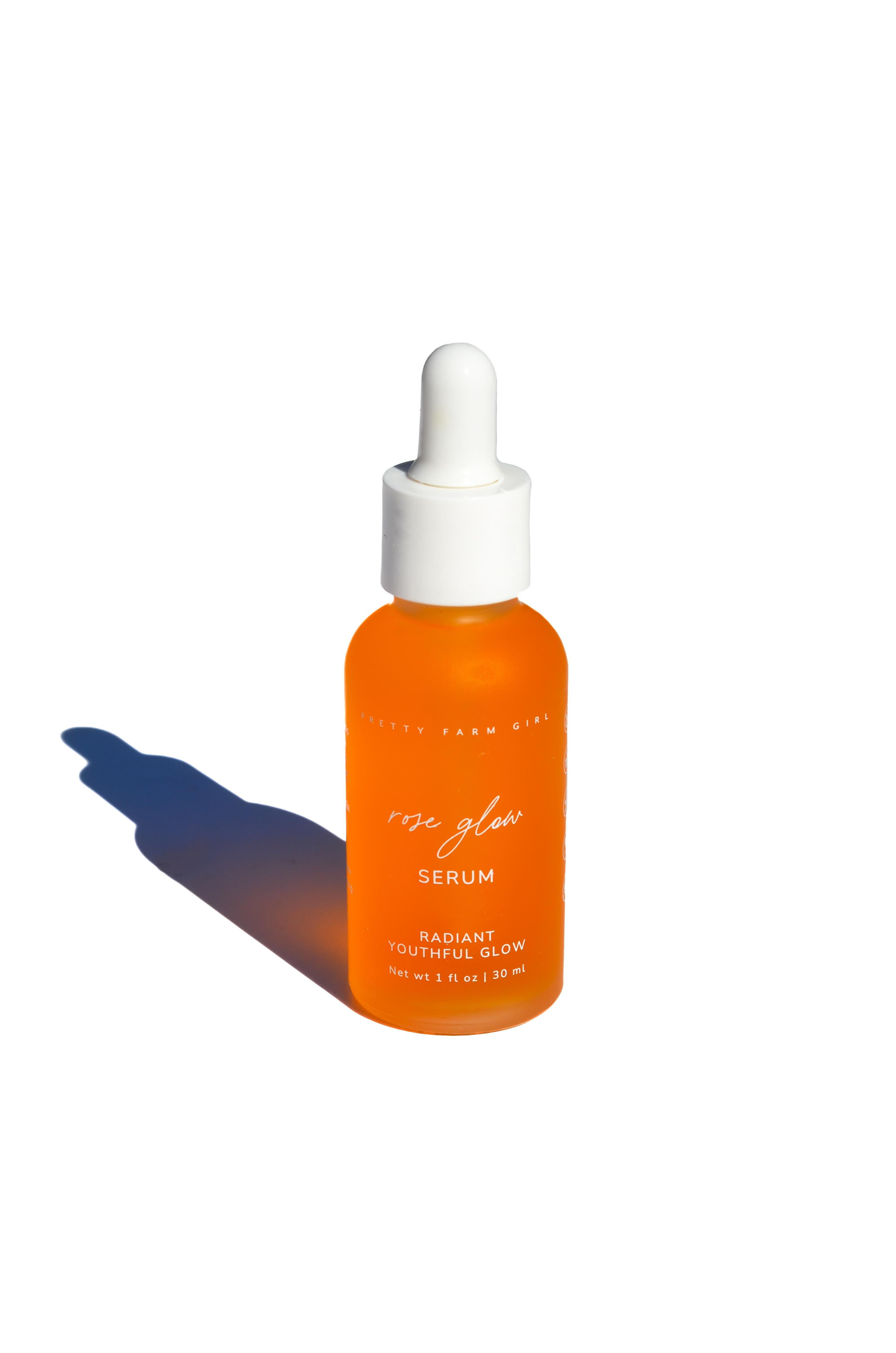Rose Glow Anti face serum with nature-inspired artwork - product view 4