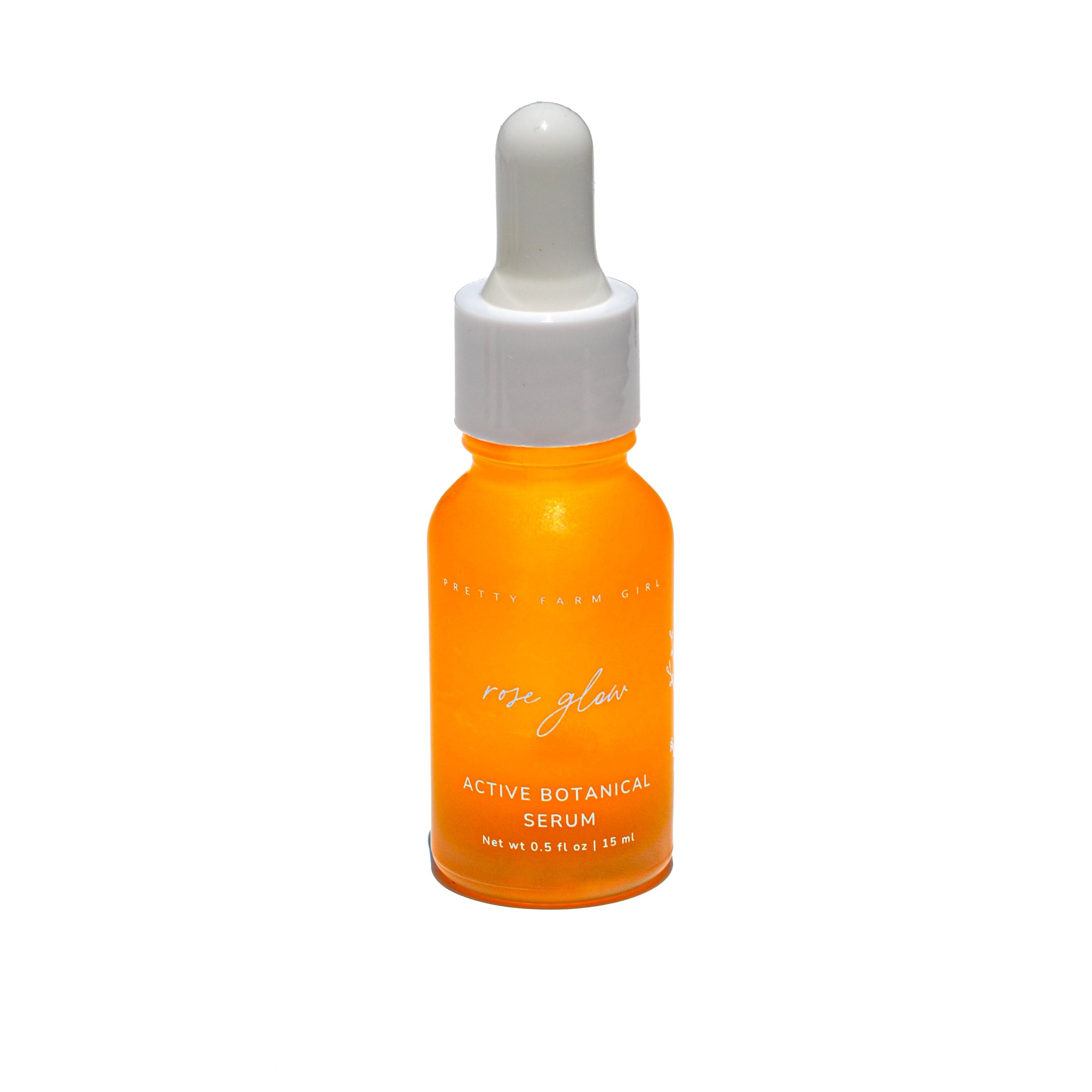 Rose Glow Anti face serum with nature-inspired artwork - product view 2