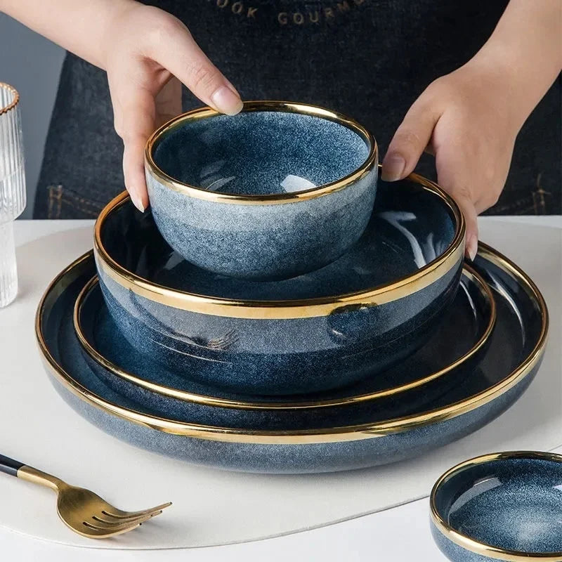 Decorbites™ Blue Gradient uncategorized / needs cleanup with nature-inspired artwork - product view 4