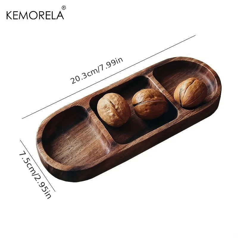 Decorbites™ Acacia Wood Oval Three uncategorized / needs cleanup with nature-inspired artwork - product view 4