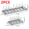 Decorbites™ Kitchen Organizer: Expandable Storage Rack for Cabinets uncategorized / needs cleanup with nature-inspired artwork - product view 7