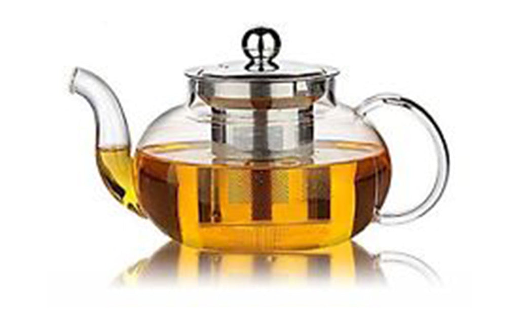 800ml Teapot with Stainless Steel Infuser 800ml ss with nature-inspired artwork - product view 2