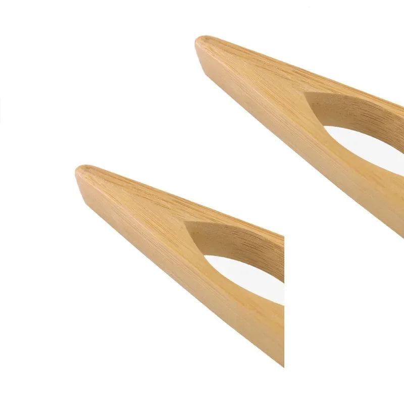 Decorbites™ Bamboo Kitchen Food Tongs uncategorized / needs cleanup with nature-inspired artwork - product view 4