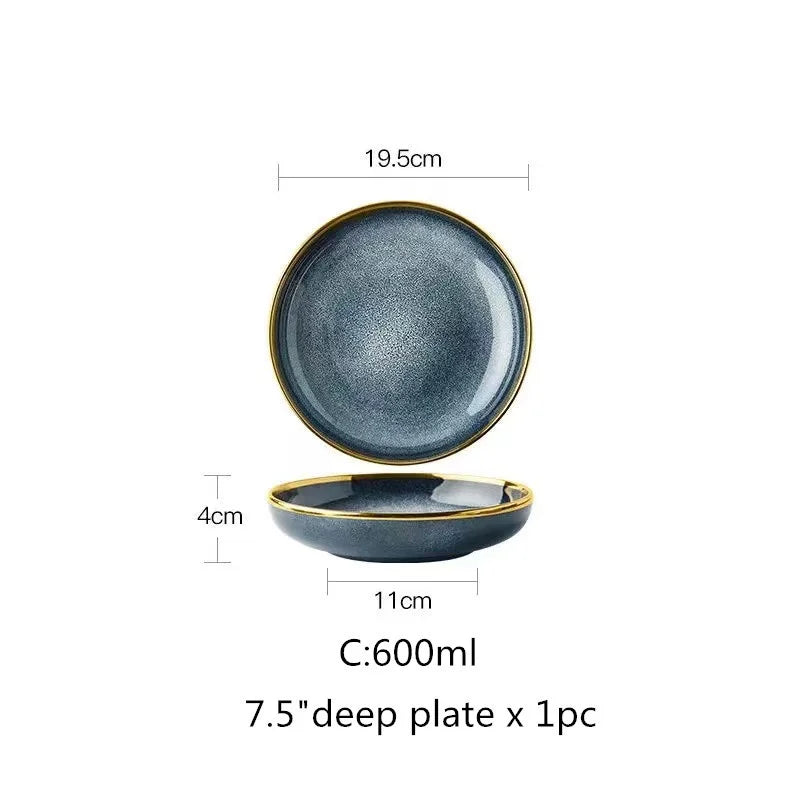 Decorbites™ Blue Gradient uncategorized / needs cleanup with nature-inspired artwork - product view 6