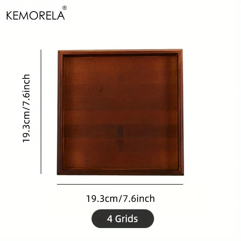 Decorbites™ Bamboo Wooden Rectangular Tea Tray uncategorized / needs cleanup with nature-inspired artwork - product view 12