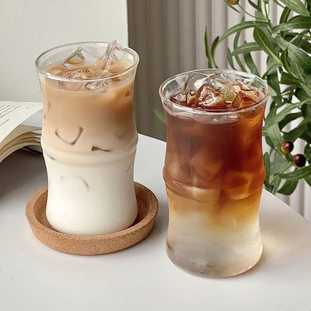 Decorbites™ Bamboo Knot ceramic mug with nature-inspired artwork