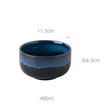 Decorbites™ Japanese Blue Tableware uncategorized / needs cleanup with nature-inspired artwork - product view 13