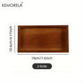 Decorbites™ Bamboo Wooden Rectangular Tea Tray uncategorized / needs cleanup with nature-inspired artwork - product view 7