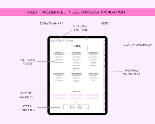 Self-Care Digital Planner