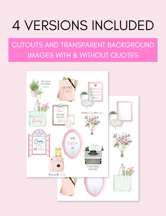 Self Love Quote Sticker Pack