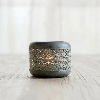 Rustic Metal Lantern Candle Holder, Four Styles