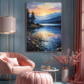 Canvas Print: "sunset Journey" wall art with nature-inspired artwork