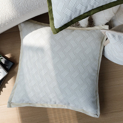 18"x18" Square Throw Pillow Set pillow cover with nature-inspired artwork - product view 9