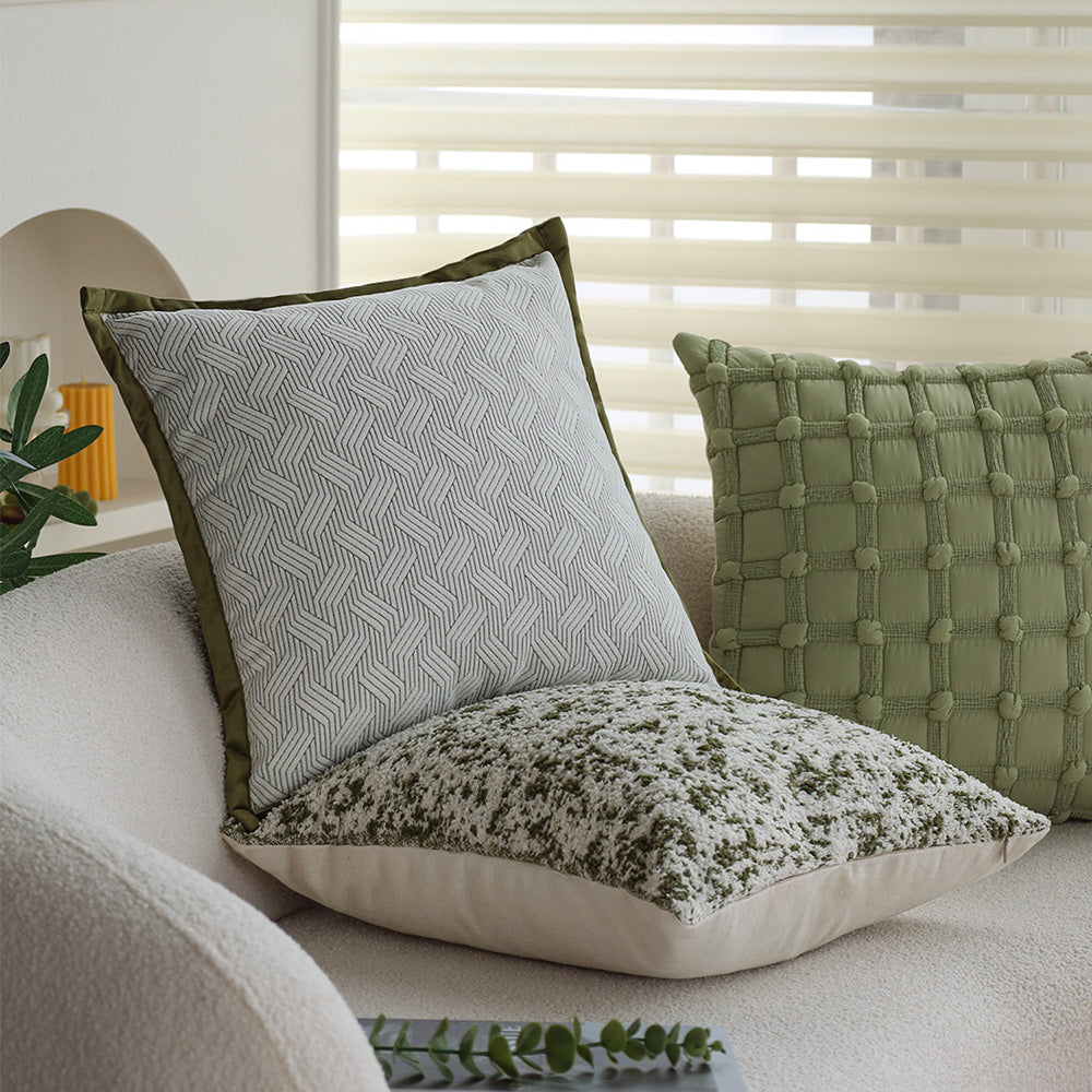 Tranquil Touches: Pack of 1 Throw Pillow with 450g Insert Size Of pillow cover with nature-inspired artwork - product view 8