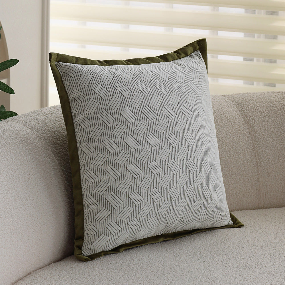 18"x18" Square Throw Pillow Set pillow cover with nature-inspired artwork - product view 11