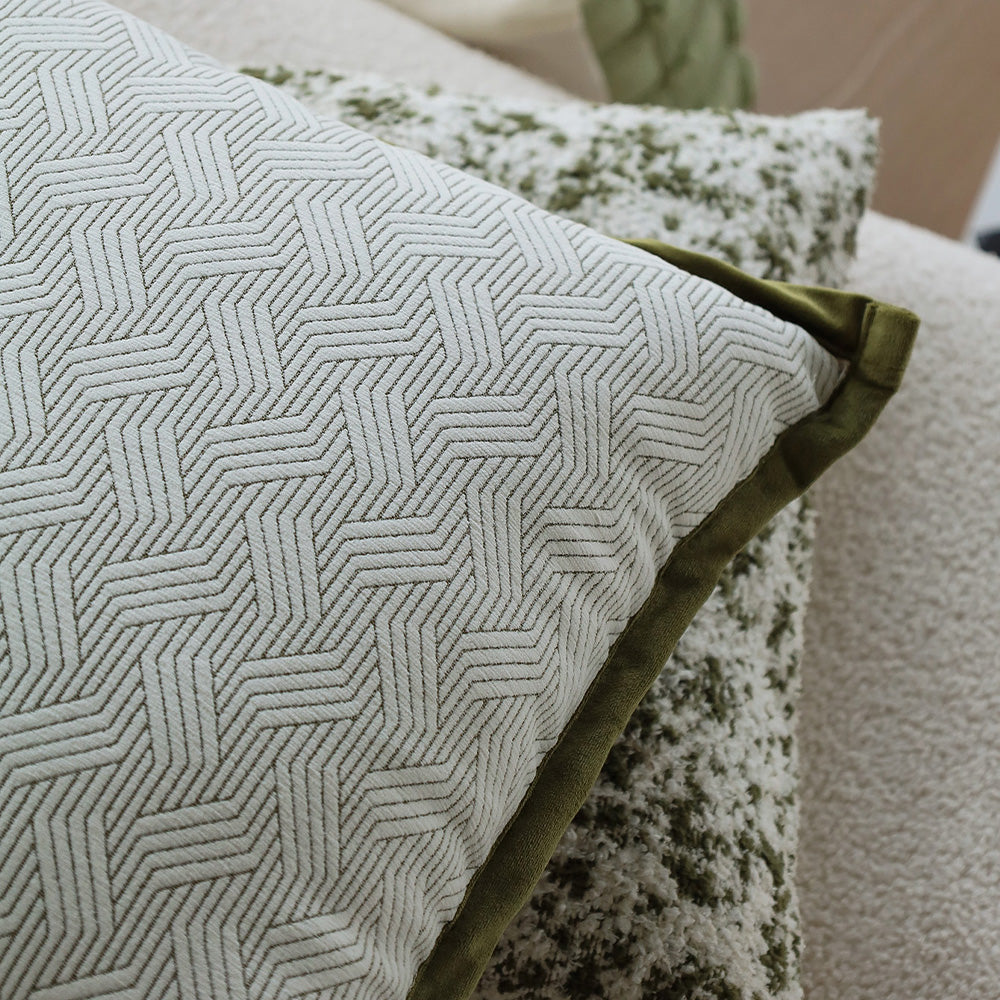 18"x18" Square Throw Pillow Set pillow cover with nature-inspired artwork - product view 12