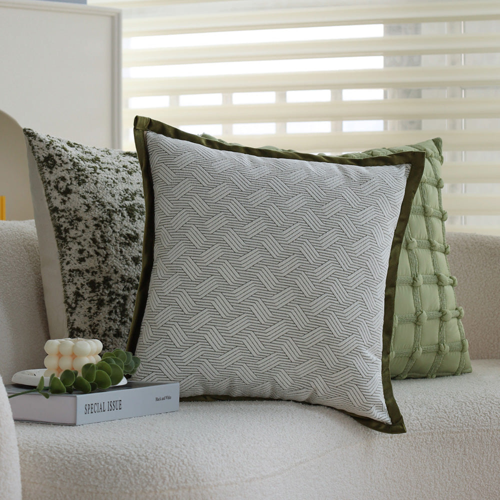 18"x18" Square Throw Pillow Set pillow cover with nature-inspired artwork - product view 13