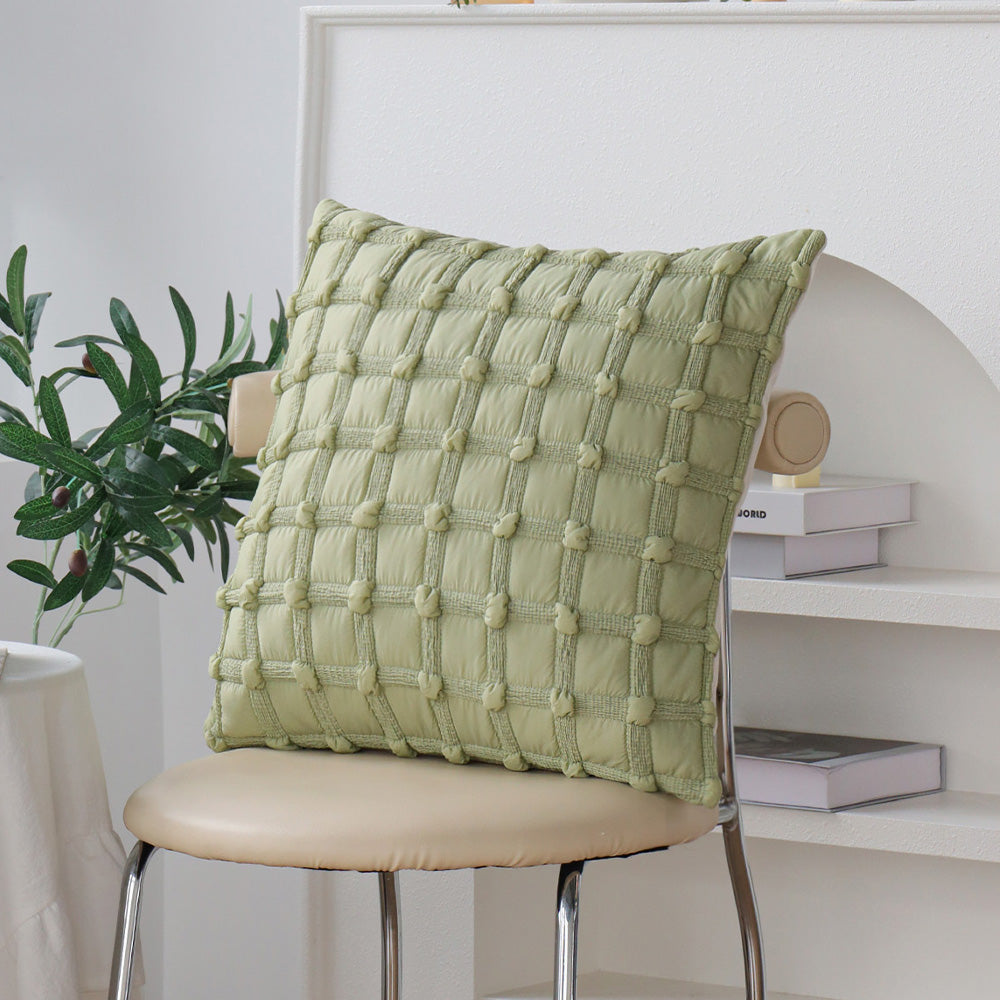Set of 2 with Inserts Textured Serenity Collection pillow cover with nature-inspired artwork - product view 9