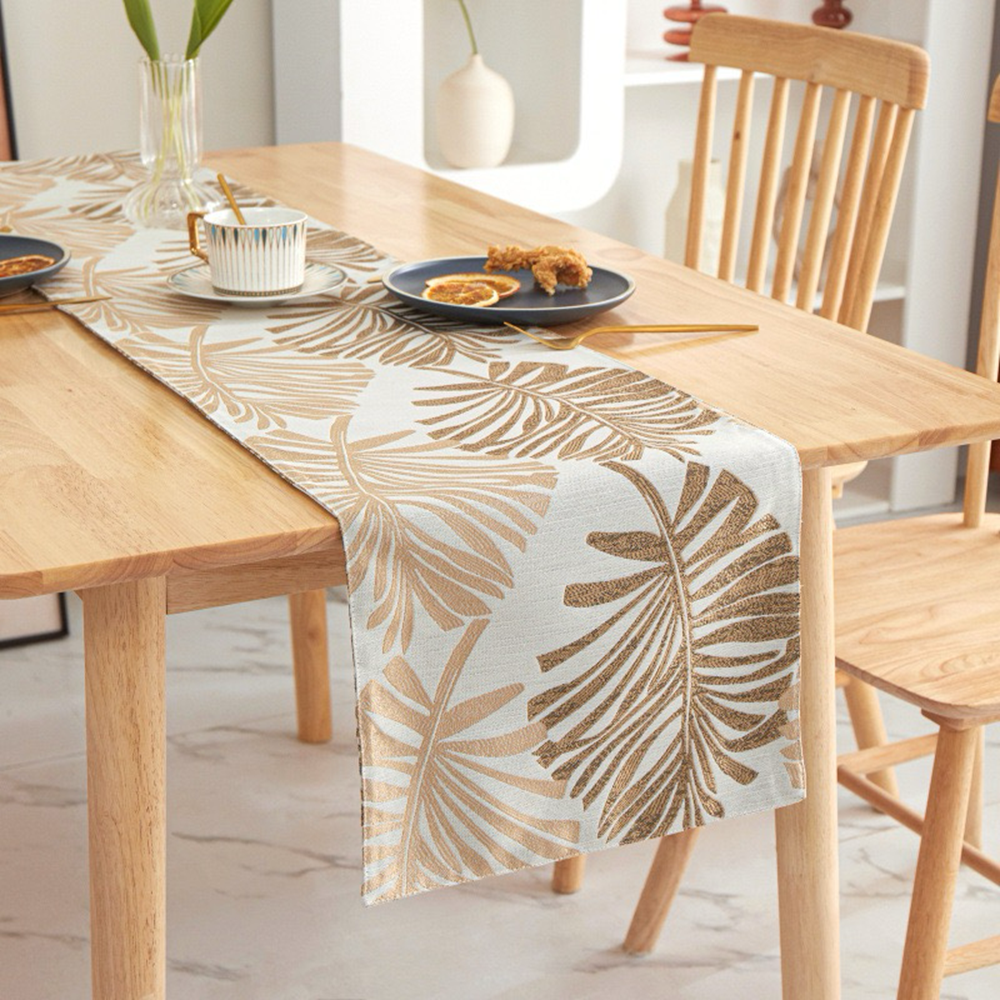 New Table Cloth/runner/plants tr new table cloth with nature-inspired artwork - product view 2