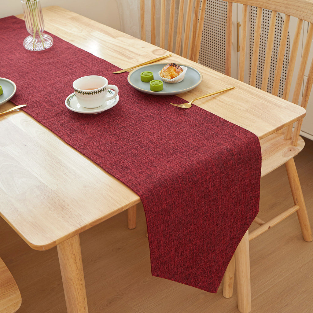 Trt Table Cloth Triangle Edges 12" W X 71" L trt with nature-inspired artwork - product view 3