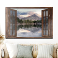 Calming Lake Scenery Canvas wall art with nature-inspired artwork