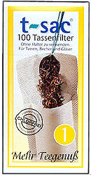 T-Sac Loose Tea Filters tea accessories with nature-inspired artwork - product view 2