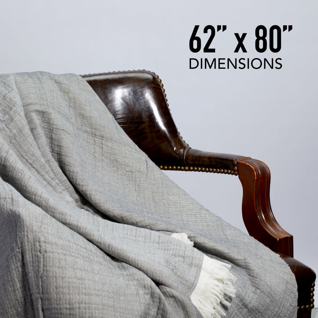 100% Cotton Reversible Muslin Throw Blankets home decor with nature-inspired artwork - product view 2