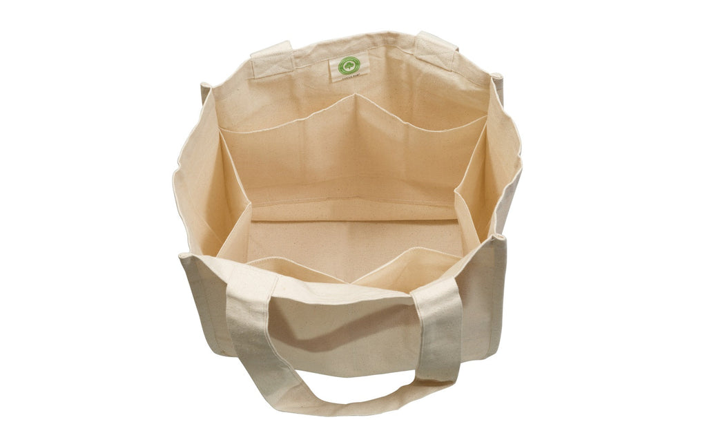 Canvas Grocery Tote Bags wall art with nature-inspired artwork - product view 2