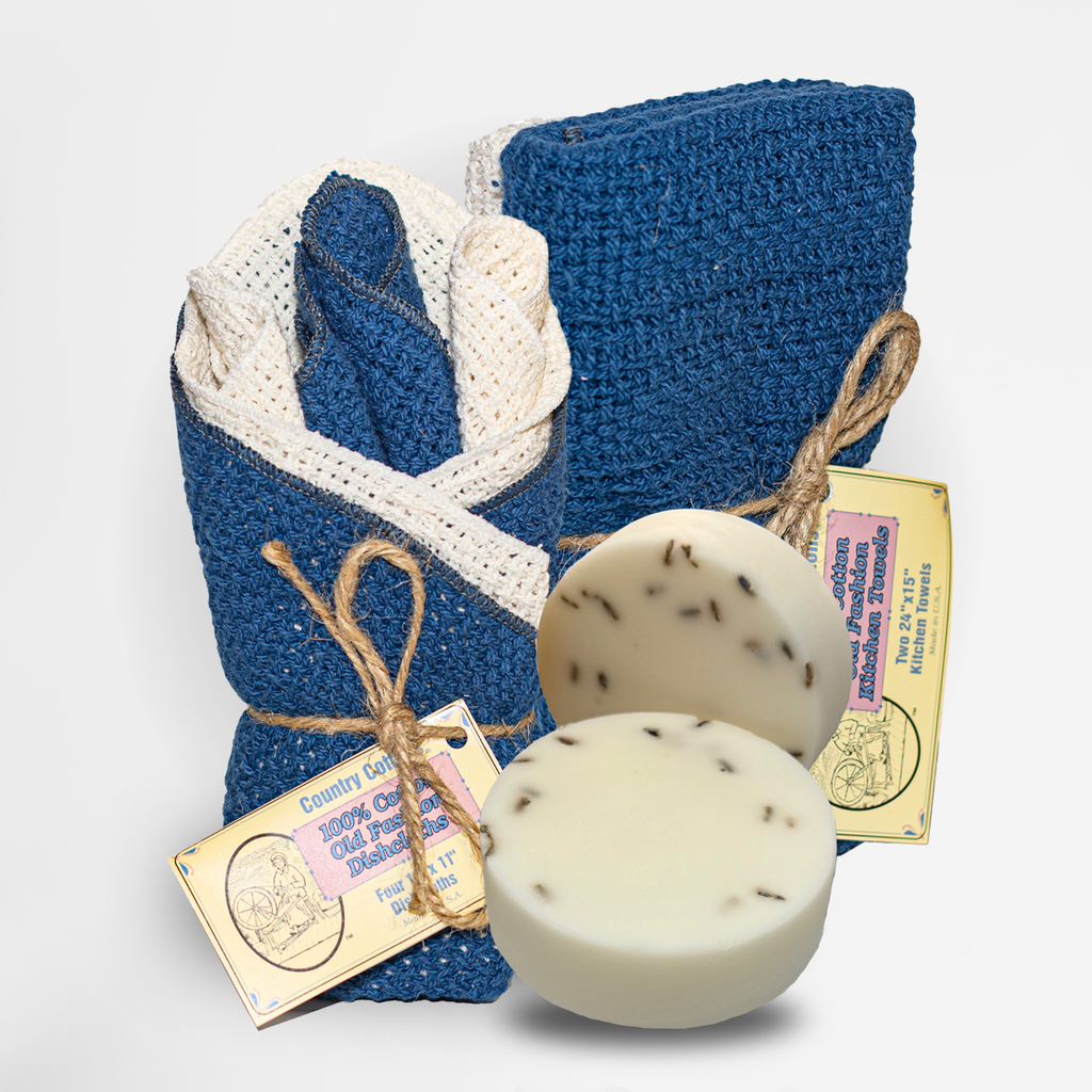 Starter Kit 100% Cotton Dishcloth 11" X 11" (4), Kitchen Towel 24" X home decor with nature-inspired artwork - product view 17