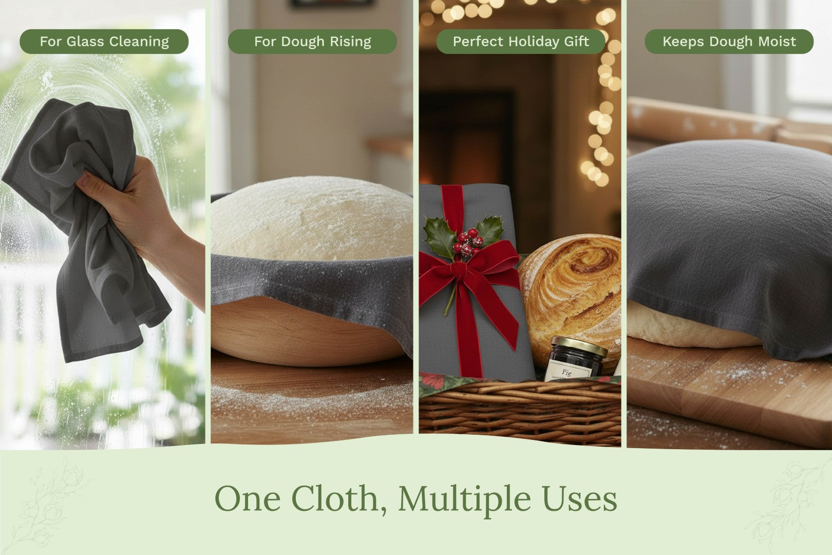 Flour Sack Kitchen Towels home decor with nature-inspired artwork - product view 20
