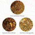 Wellness Trio Tea Sampler herbal teas with nature-inspired artwork